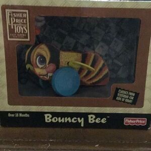 Fisher Price Bouncy Bee classic pull toy